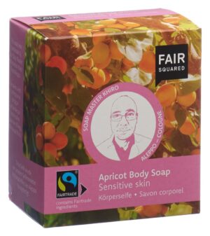 FAIR SQUARED Body Soap Apric Sens Skin      2 80 g
