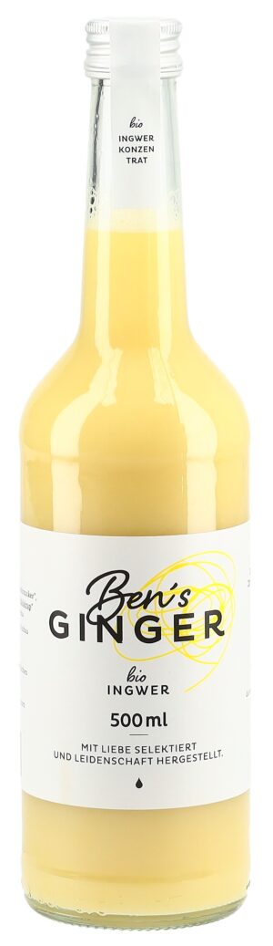 BEN'S GINGER Ingwerkonzentrat Bio Fl smalFl 500 ml