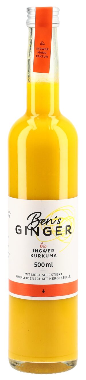 BEN'S GINGER Ingwer-Kurkumakonzen Bio       500 ml