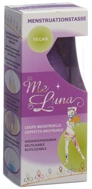 ME LUNA Menstruationstasse Classic S Ring Violett