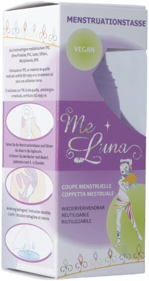 ME LUNA Menstruationstasse Classic M Kugel Viol