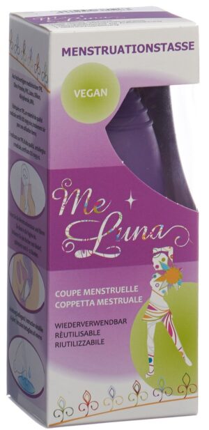 ME LUNA Menstruationstasse Classic XL Ring Violett