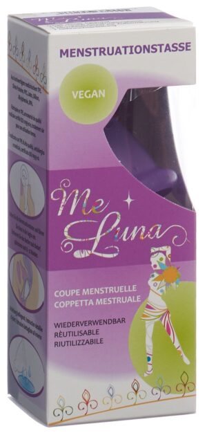 ME LUNA Menstruationstasse Classic Sho XL Ring Vi