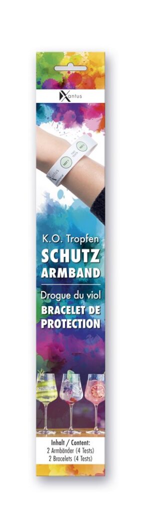 XANTUS K.O.-Tropfen Schutz-Armband           2 Stk