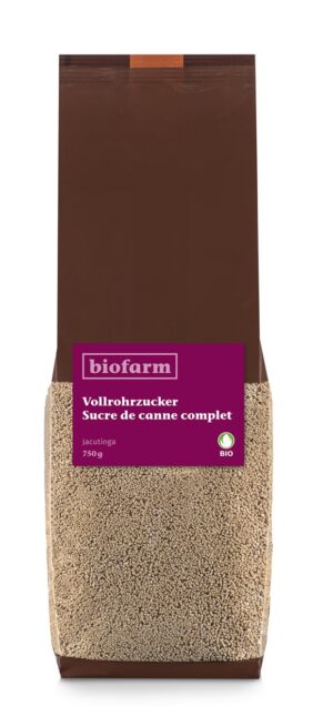 BIOFARM Vollrohrzucker Knospe Jacutinga      750 g
