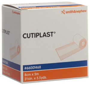 CUTIPLAST METERWARE Vliesstoffverband 8cmx5m weiss