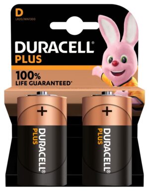 DURACELL Batt Plus D / LR20            Blist 2 Stk
