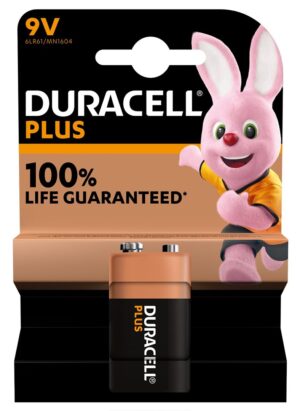 DURACELL Batt Plus 9V / 6LR61                Blist
