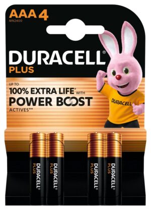 DURACELL Plus Power Boost AAA                4 Stk