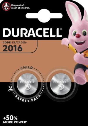 DURACELL Batt CR2016 3V Lithium B2 XL 2 Stk