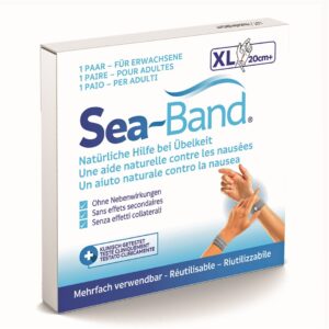 SEA-BAND Akupressurband XL Erw grau 1 Paar