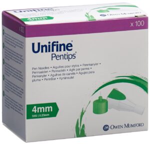 UNIFINE Pentips Pen Nadeln 4mm 100 Stk
