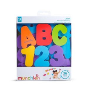 MUNCHKIN Bade Buchstaben & Zahlen           36 Stk