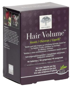 NEW NORDIC Hair Volume Tabl           Blist 90 Stk