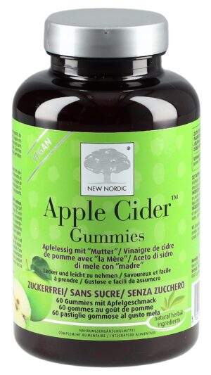 NEW NORDIC Apple Cider Gummies           Ds 60 Stk
