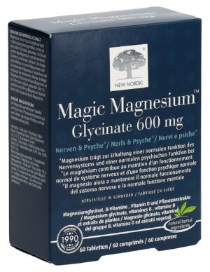 NEW NORDIC Magic Magnesium Glycinate TBlist 60 Stk