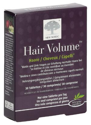 NEW NORDIC Hair Volume Tabl           Blist 30 Stk