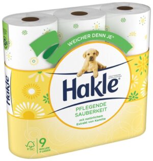 HAKLE Toilettenp Pflegende Sauberkeit        9 Stk