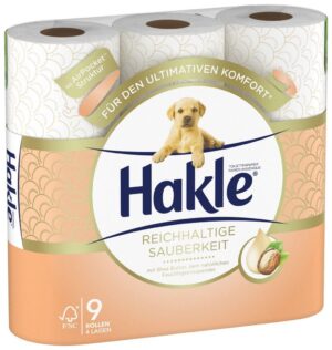 HAKLE Toilettenpa Reichhaltige Saub Sh Rolle 9 Stk