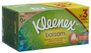 KLEENEX Balsam Taschentücher Box Trio     3 56 Stk