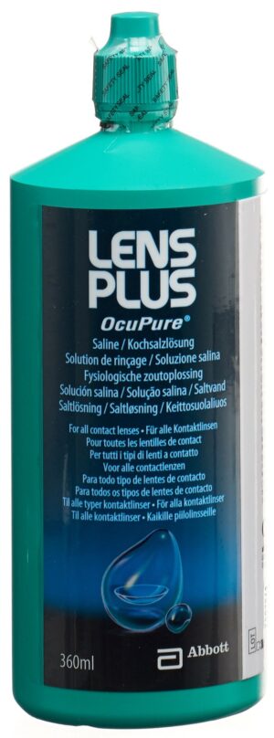 LENS PLUS OcuPure Kochsalzlösung         Fl 360 ml