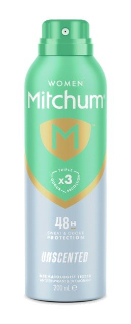 REVLON MITCHUM Deo Spr Unscented Wom        200 ml
