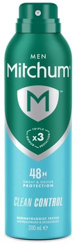 REVLON MITCHUM Deo Spr Clean Control Man    200 ml