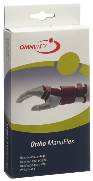 OMNIMED Ortho Manu Flex Handgelenk S 22cm li gr/bo