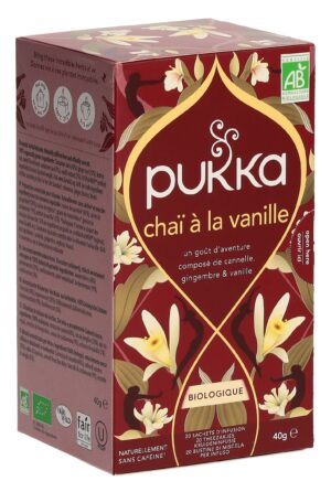 PUKKA Chaï à la vanille thé Bio FR      Btl 20 Stk