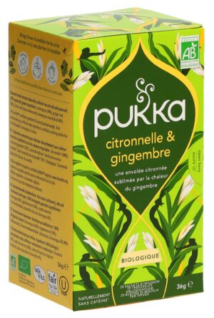 PUKKA Citronnelle et Gingembre Tee Bio  Btl 20 Stk