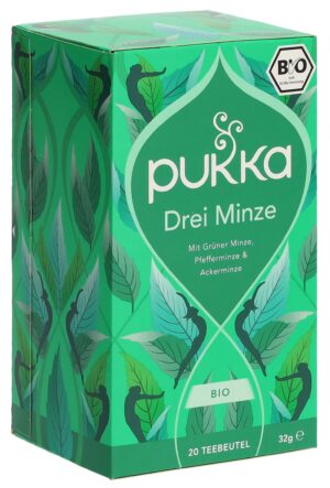 PUKKA Drei Minze Tee Bio                Btl 20 Stk