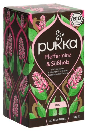 PUKKA Pfefferminz&Süssholz Tee Bio      Btl 20 Stk