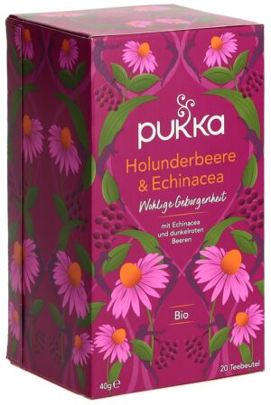 PUKKA Holunderbeere&Echinacea Tee Bio   Btl 20 Stk