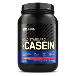OPTIMUM 100% Casein Erdbeere Ds 924 g