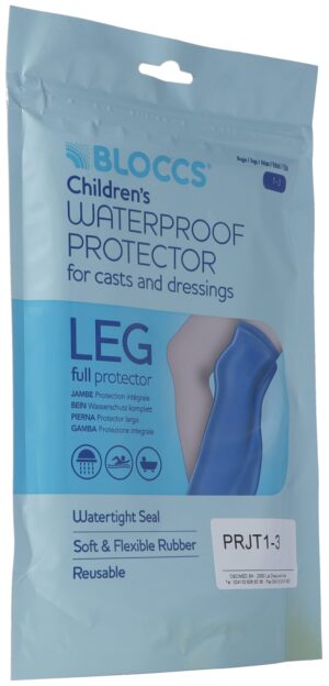 BLOCCS Bad Dusch Wasserschutz Bein 24-40/53.5cm Ki
