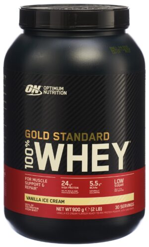 OPTIMUM 100% Whey Gold Std Vanilla Ice 2lbDs 900 g