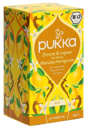 PUKKA Zit Ingwer & Manuka Honig Tee Bio Btl 20 Stk