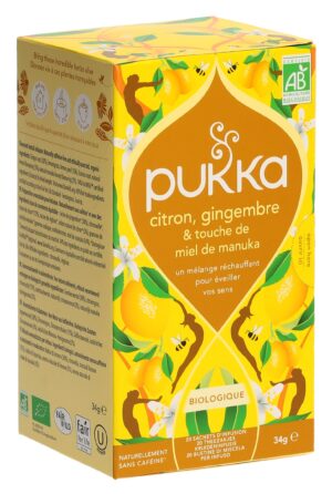 PUKKA Citron Ginge&touch Miel Manu Bio  Btl 20 Stk