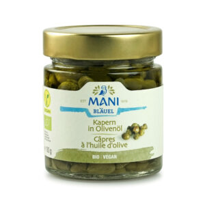 MANI Kapern in Olivenoel Bio Glas 180 g