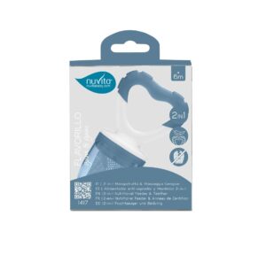 NUVITA Flavorillo Fütter Set S/M blau 2 Stk