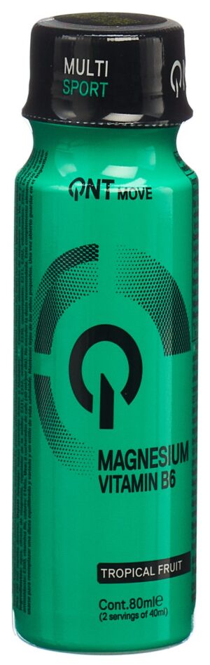 QNT Magnesium Vit B6 Shot Tropical Frui      80 ml