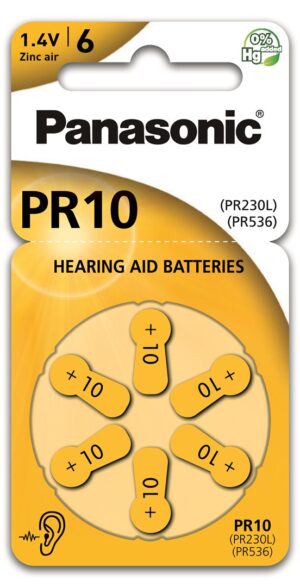 PANASONIC Hörgerät Batterien 10        Blist 6 Stk