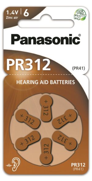 PANASONIC Hörgerät Batterien 312       Blist 6 Stk