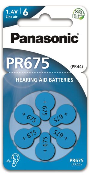 PANASONIC Hoergeraet Batterien 675 6 Stk