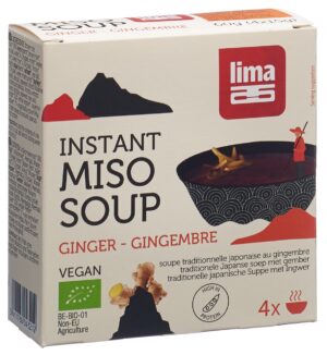 LIMA Miso Suppe Instant Ingwer              4 15 g