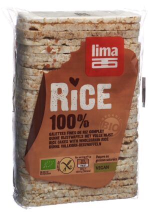 LIMA Reiswaffeln dünn Vollkorn           Btl 130 g