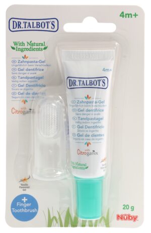 NUBY All Naturals Fingerzahnbürste Zahncreme  20 g