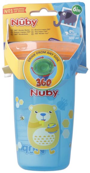NUBY Trinktasse 360 Wonder Cup 300ml auslaufsich