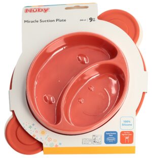 NUBY Silikon-Esslernteller Affe