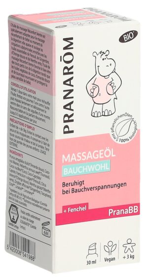 PRANAROM PranaBB Massageöl Bauchwohl Bio  Fl 30 ml